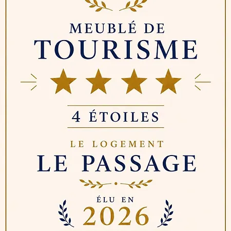 Le Passage, Maisonnette Cosy Classee 4 Etoiles